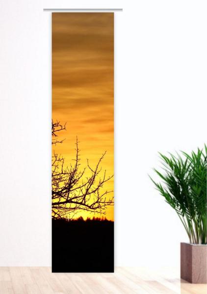 Flächenvorhang Baumruhe , Schiebevorhang, Schiebegardine, modern, 60 cm breit, 2,65 m hoch, 3 m hoch